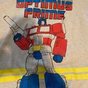 Transformers Optimus Prime Kids Sweater - Red, Blue, and Gray Licensed